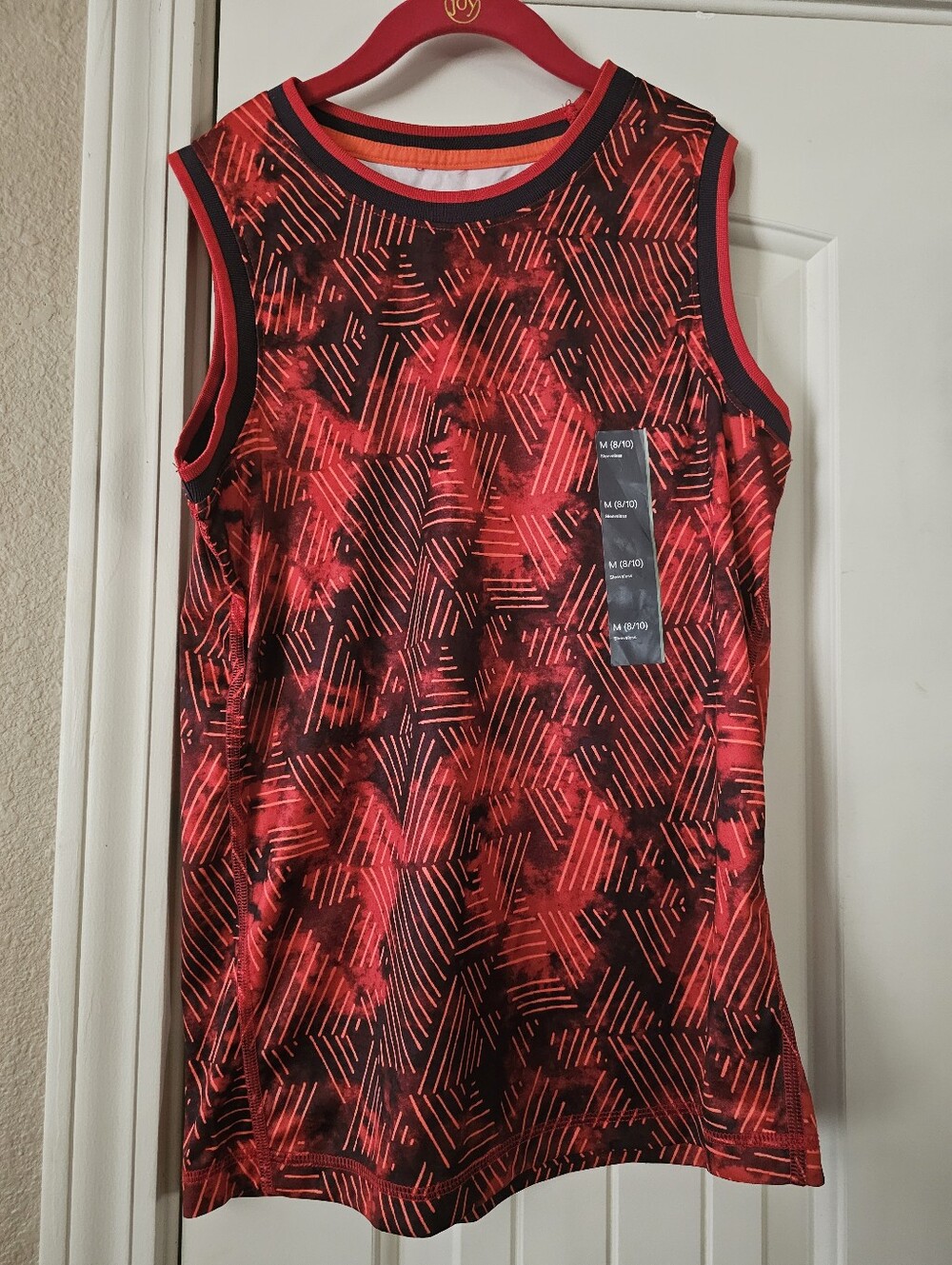 Boys Geometric Athletic Tank Top